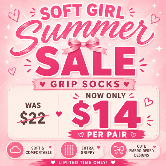 Pilates & Lattes Grip Sock