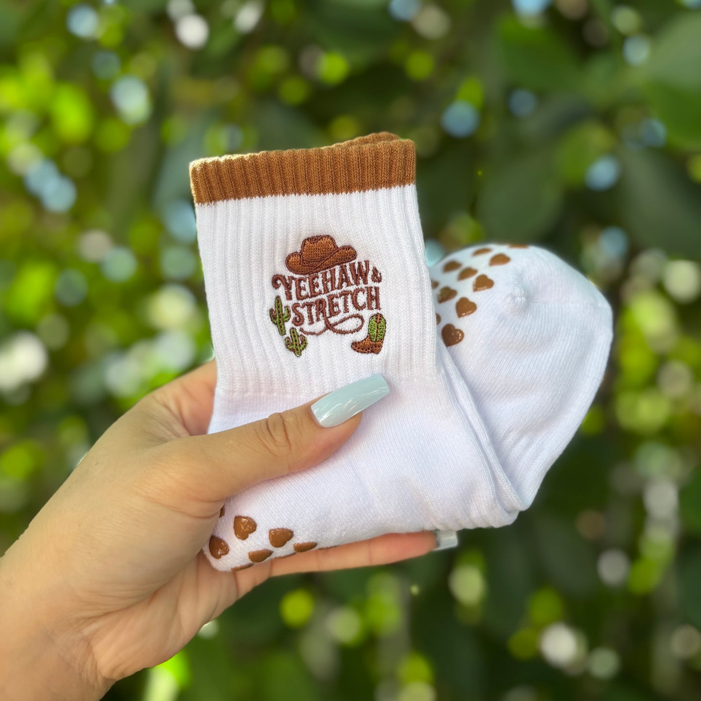 Yeehaw & Stretch Grip Sock